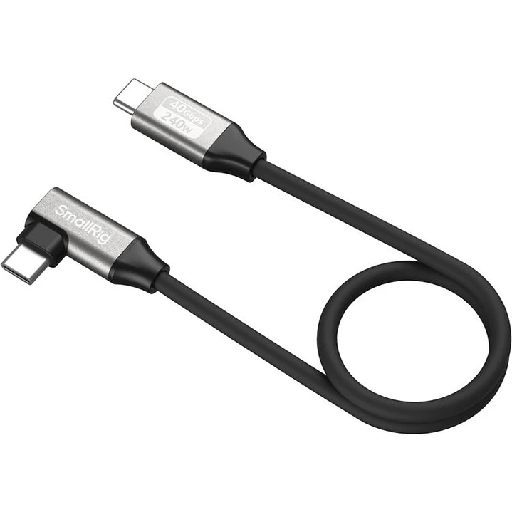 Cable SmallRig USB-C Recto a Angulado - 25cm 1