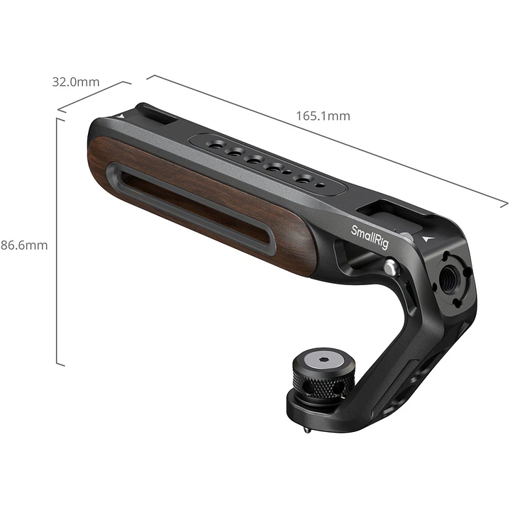 Empuñadura Superior SmallRig Wooden 1/4