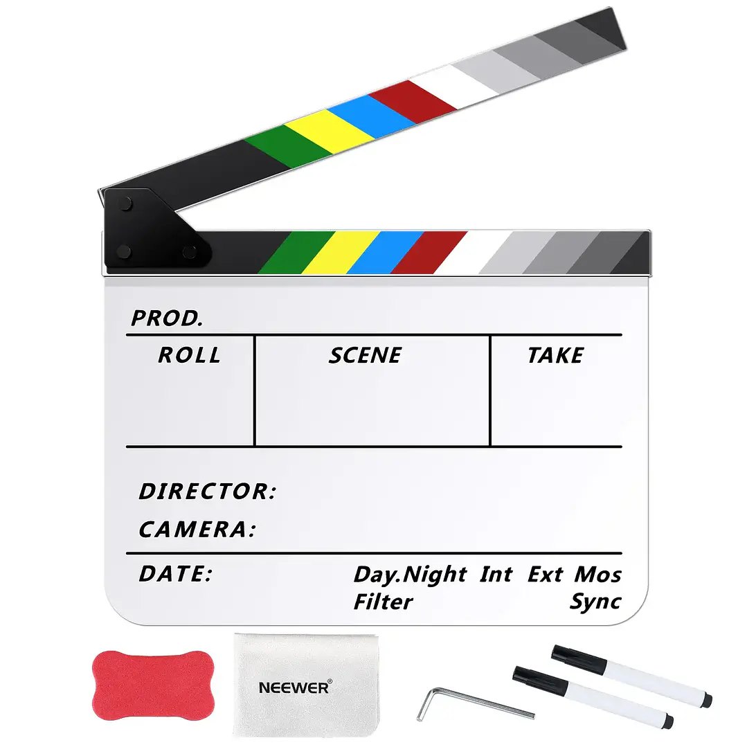 Claqueta de Director Neewer de Acrilico 1