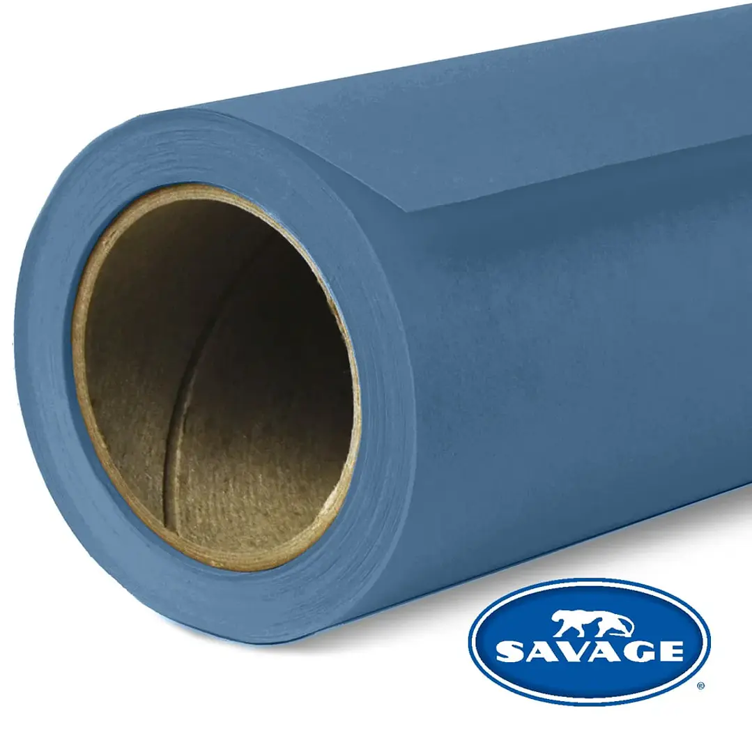 Fondo de Papel Savage Blue Jean 2,72 x 11 mts 2