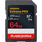 Tarjeta de Memoria SD SANDISK 64GB Extreme PRO UHS-I - Miniatura 1