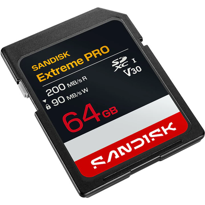 Tarjeta de Memoria SD SANDISK 64GB Extreme PRO UHS-I 4