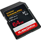 Tarjeta de Memoria SD SANDISK 64GB Extreme PRO UHS-I - Miniatura 4