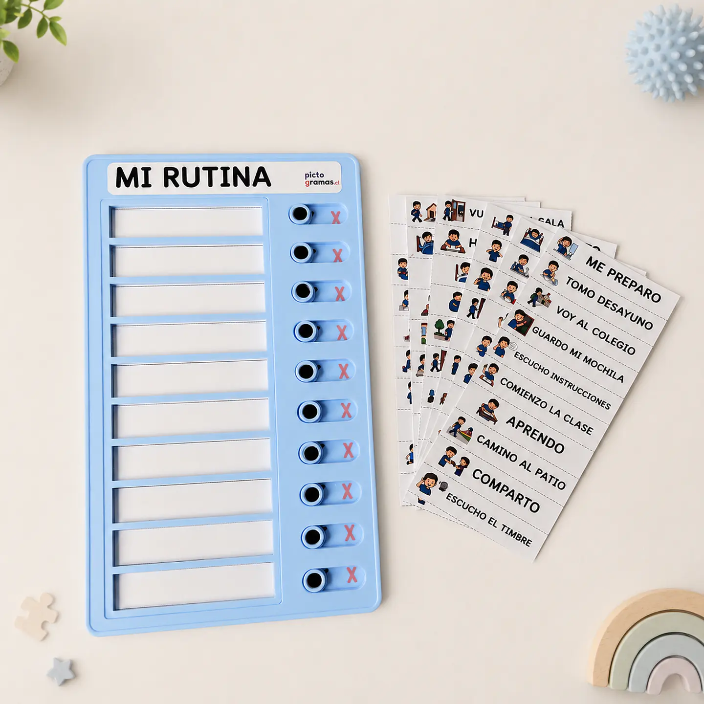Tablero Visual de Rutinas con Ventanas de Verificación 5