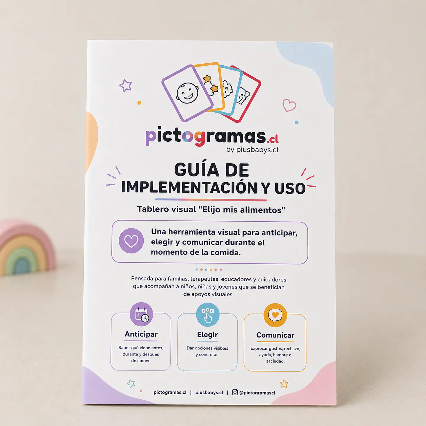 Elijo Mi Comida - Kit Visual de Alimentación 13