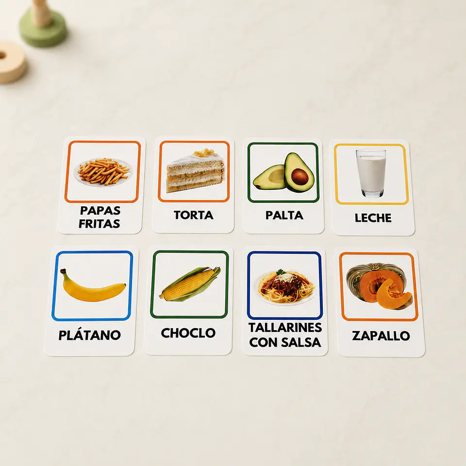 Elijo Mi Comida - Kit Visual de Alimentación 6