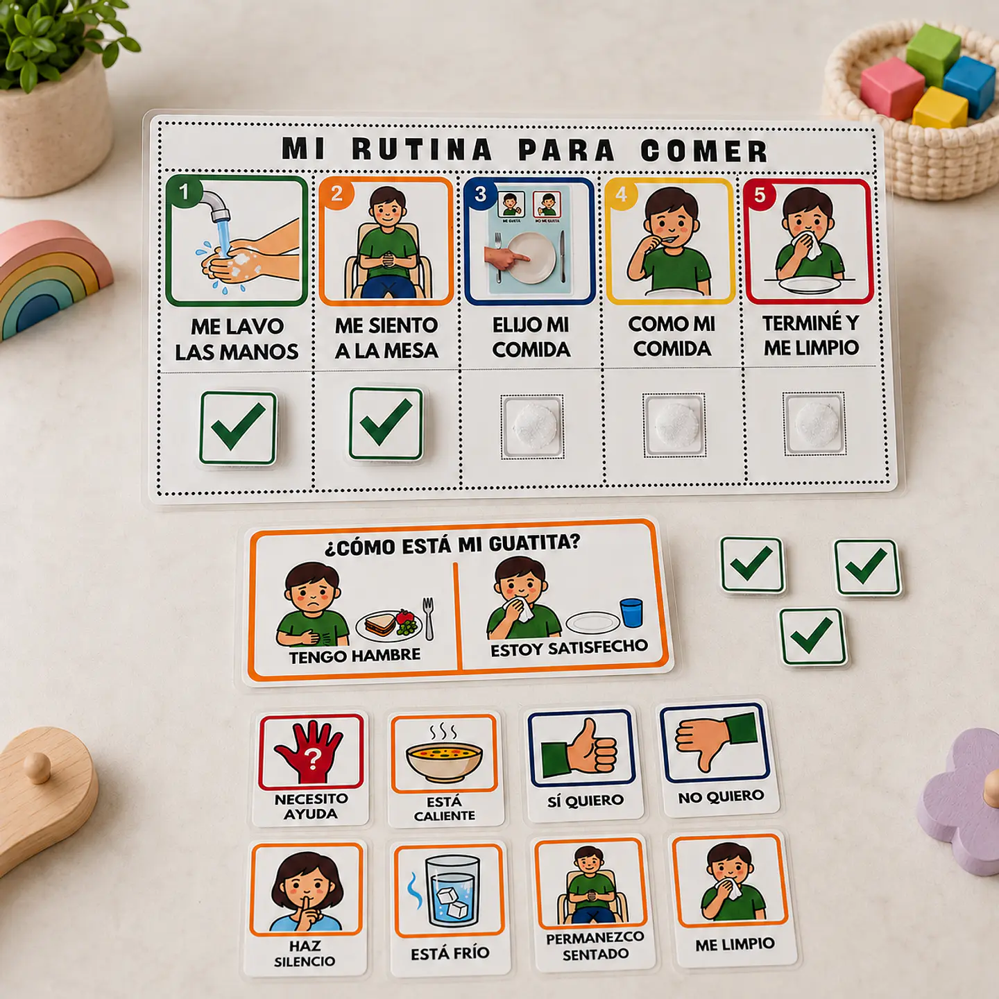 Elijo Mi Comida - Kit Visual de Alimentación 4