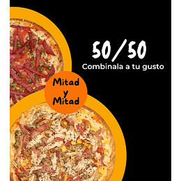 Pizza Mitad / Mitad