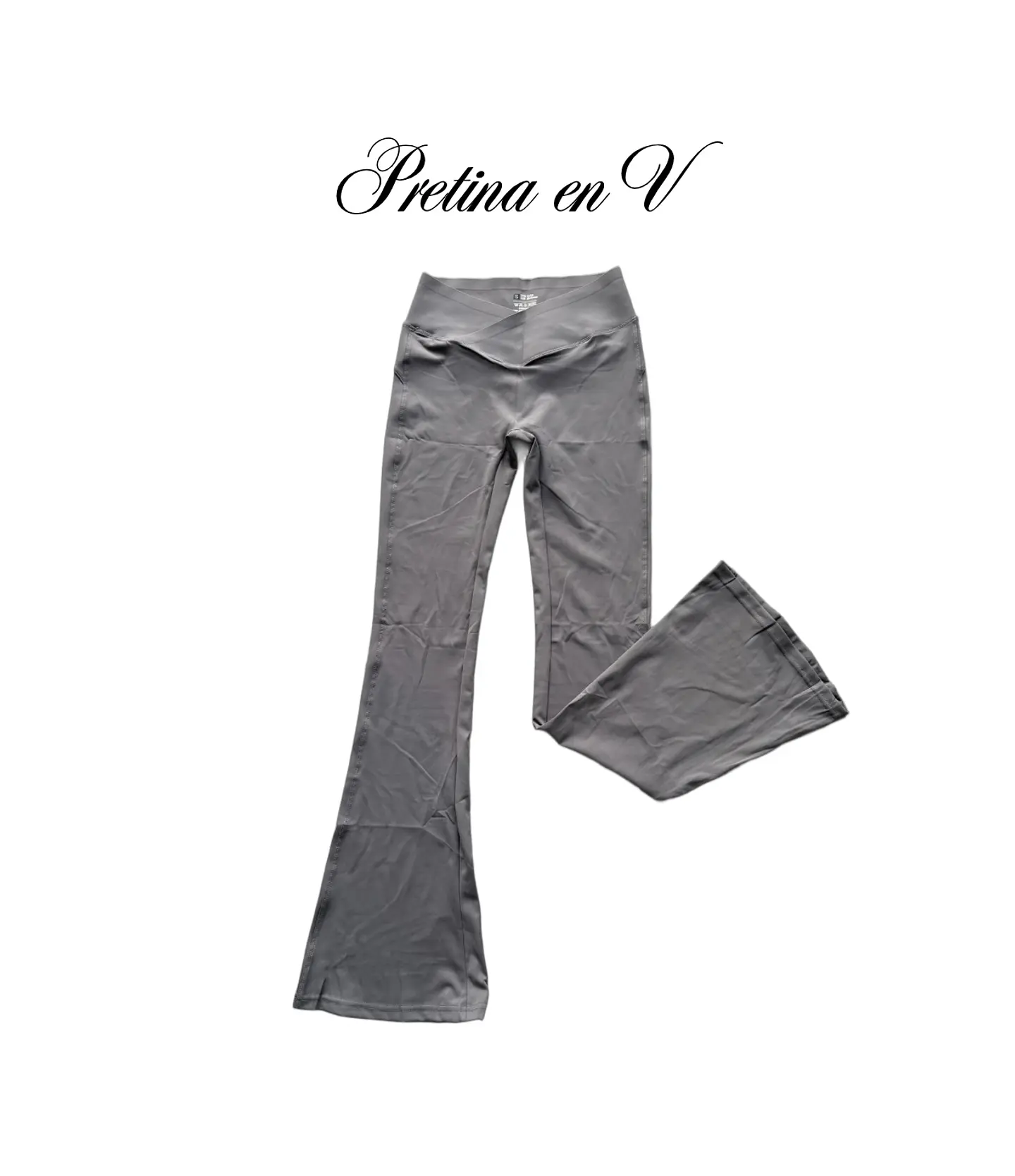 Calza Flare pretina V (sin push up) con realce  2