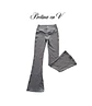 Calza Flare pretina V (sin push up) con realce  - Miniatura 2