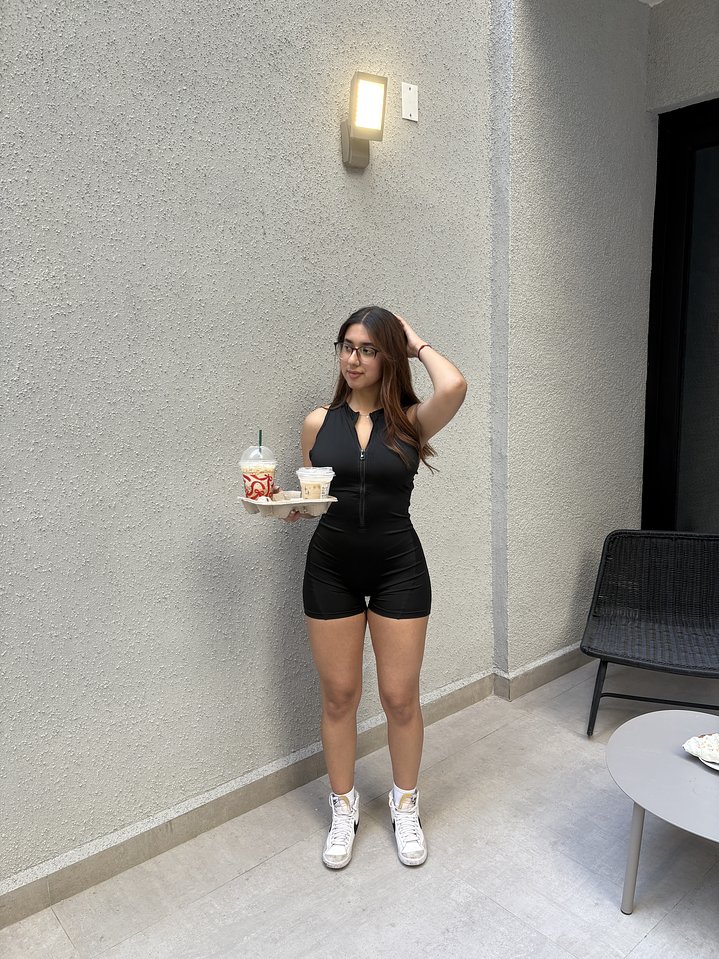 Enterito black zip  7