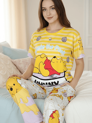 Pijama Winnie The Pooh- tres piezas