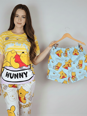 Pijama Winnie The Pooh- tres piezas