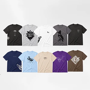 Pack 10 Poleras | Fauna & Naturaleza