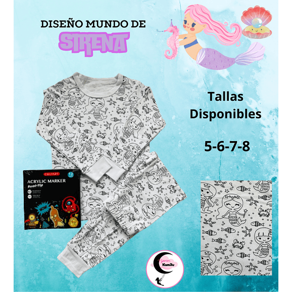 Pijamas para Niños Coloreables (5)