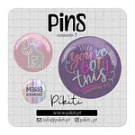 Pack 3 pins