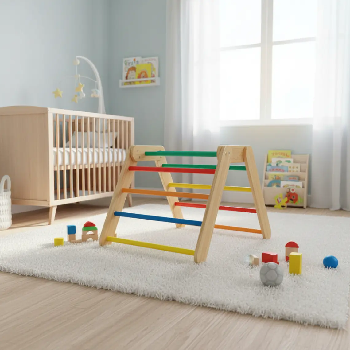 Triángulo Pikler Pequeño | Versión Color (2-3 Años) 3