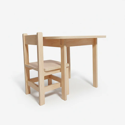 Mesa y Silla Infantil Montessori