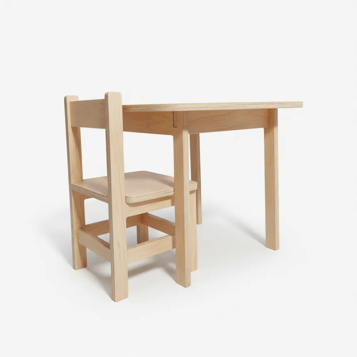 Mesa y Silla Infantil Montessori 1