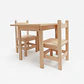 Conjunto Mesa + 2 Sillas Infantiles Montessori - Miniatura 3