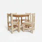 Conjunto Mesa + 4 Sillas Infantiles Montessori - Miniatura 3