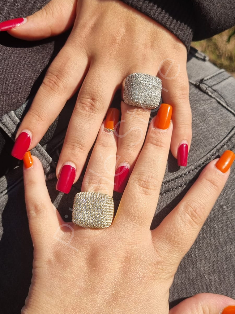 Anel Elegância Cravejada 5