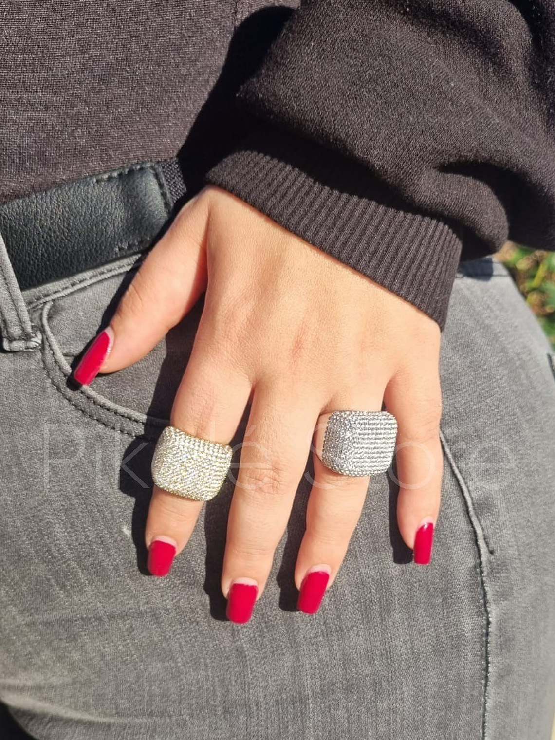 Anel Elegância Cravejada 3