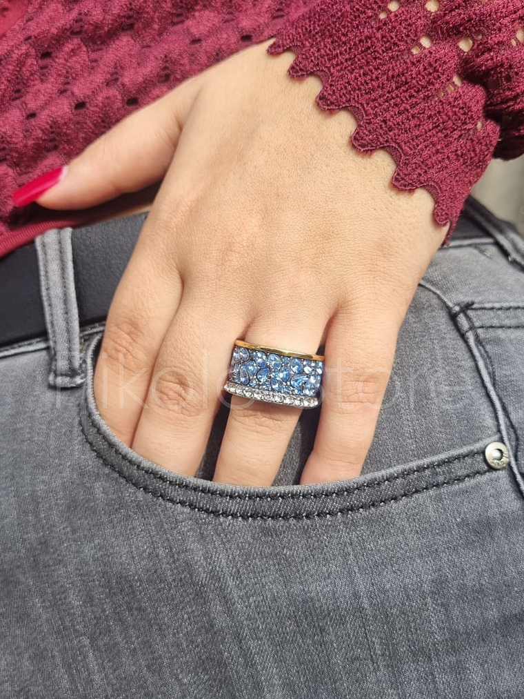 Anel Elegância Cristal 2