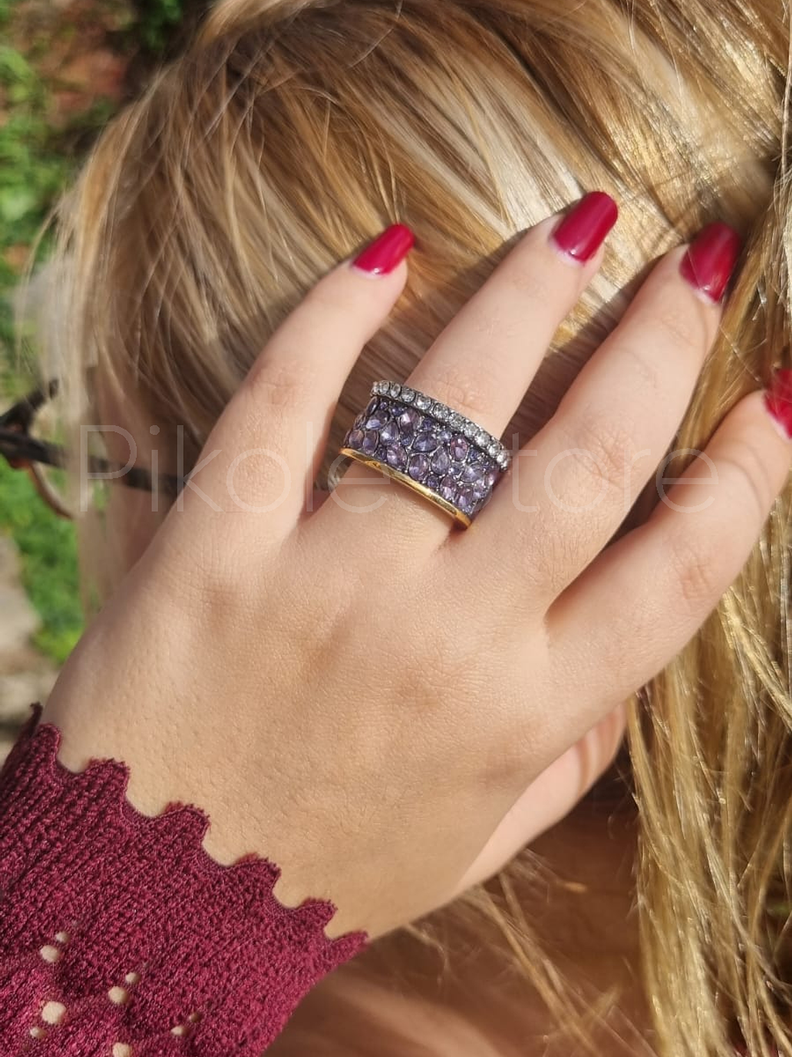 Anel Elegância Cristal 4