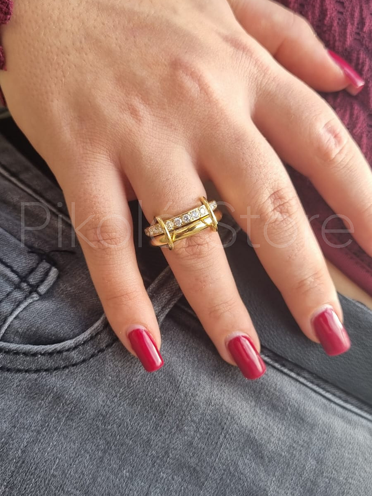 Anel Elegância Duplo 2