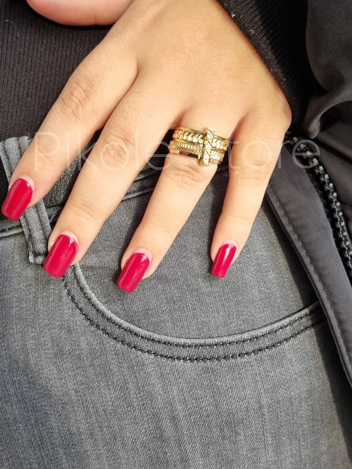 Anel Elegância 7 Alianças 2