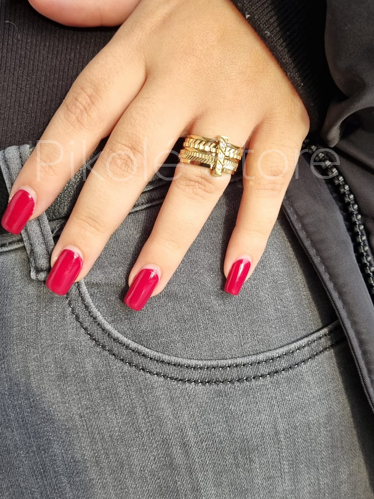 Anel Elegância 7 Alianças 2