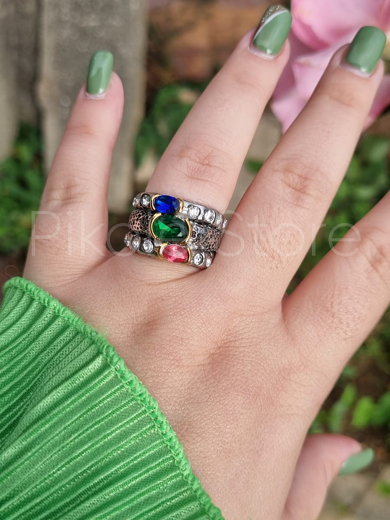 Anel Elegância Cores 1