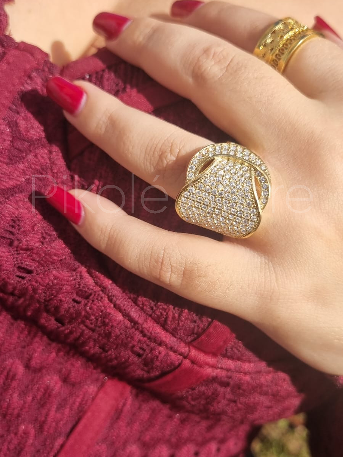 Anel Elegância Brilho 1