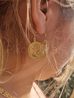 Brincos Tesouros Moeda