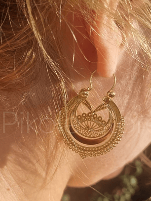 Brincos Tesouros Floral