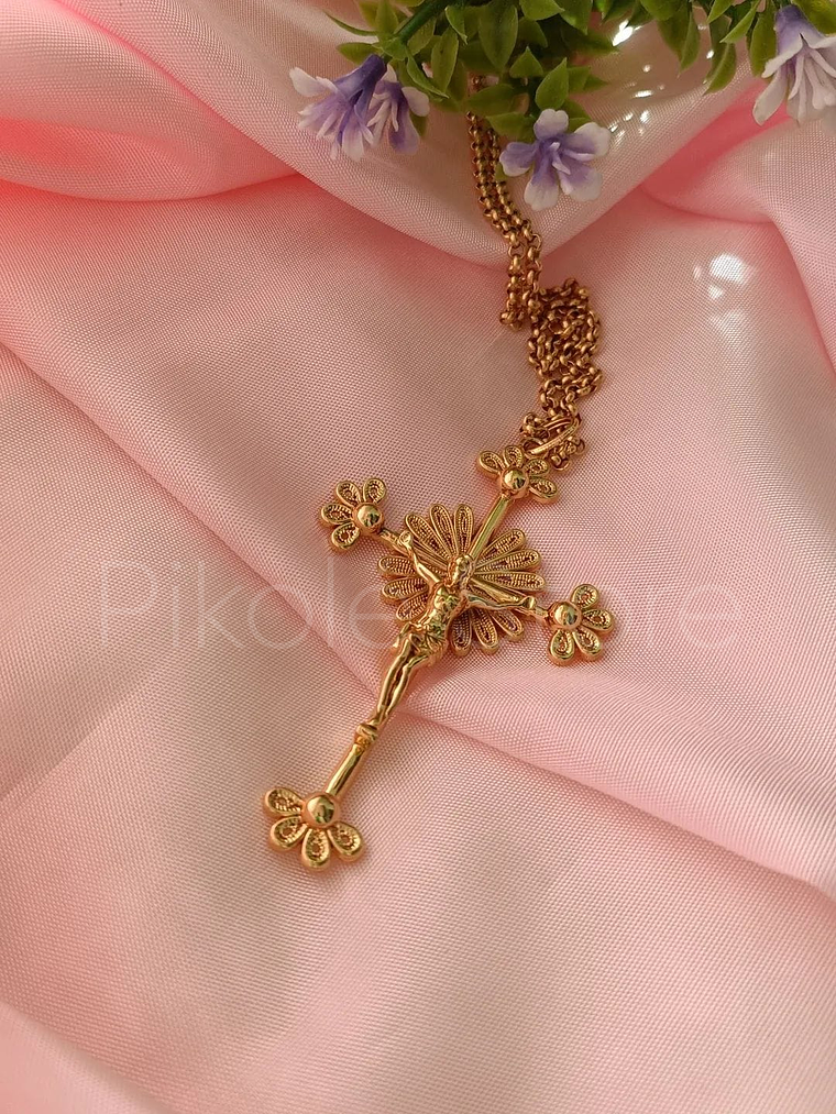 Colar Tesouros Flores de Fé 2