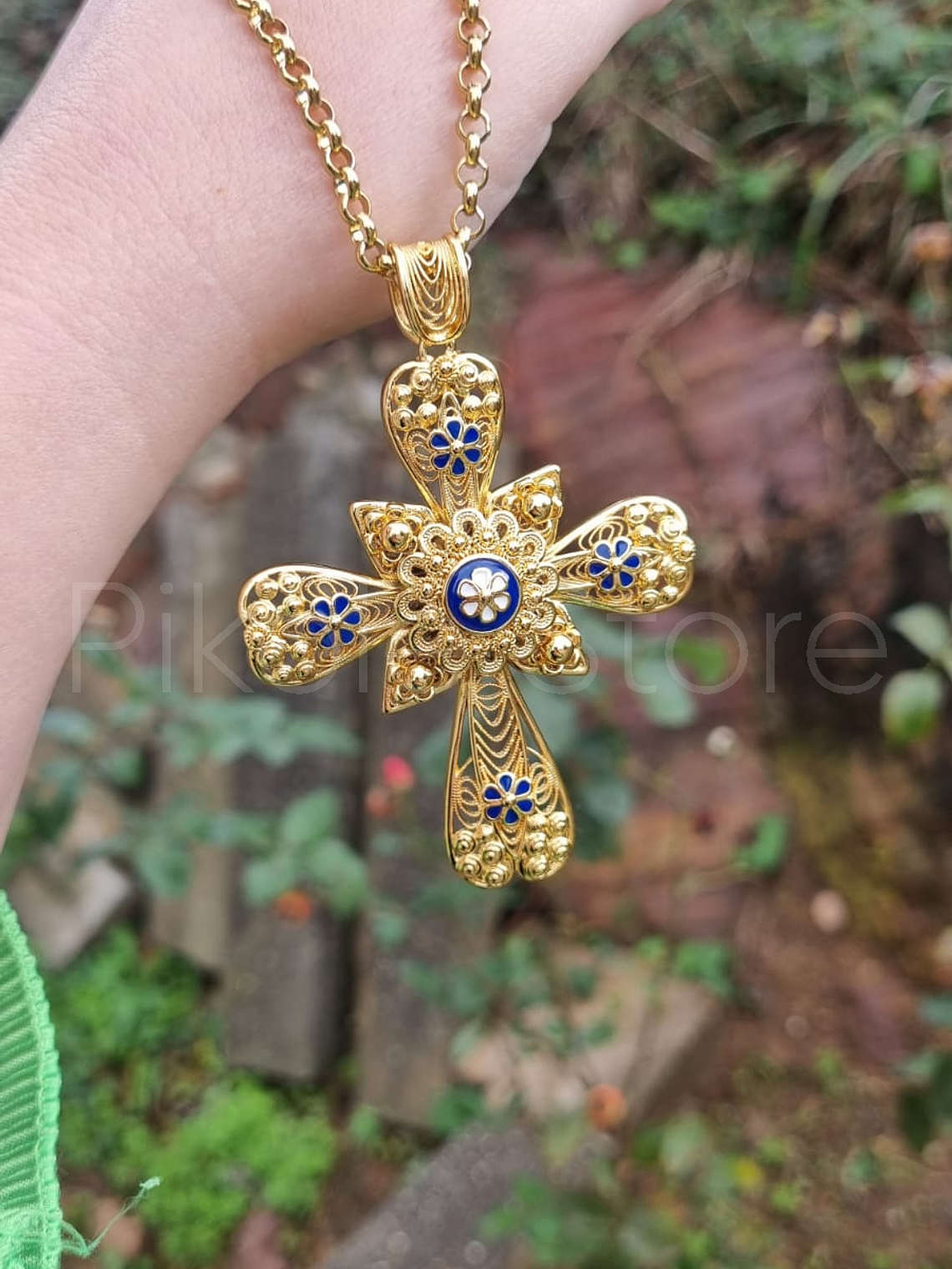 Colar Tesouros Azul 2