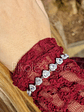 Pulseira Elegância Coração Cristal - Thumbnail 1