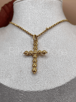 Colar Tesouros Cruz Mini