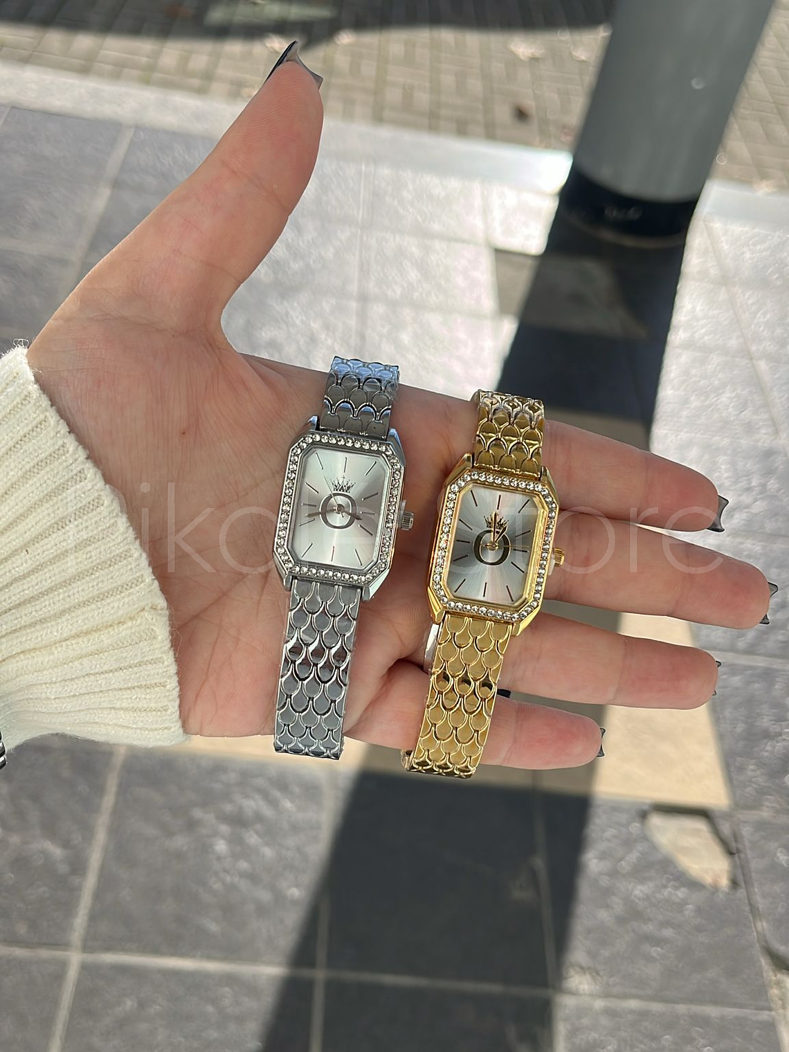 Relógio Elegância Retangular 1