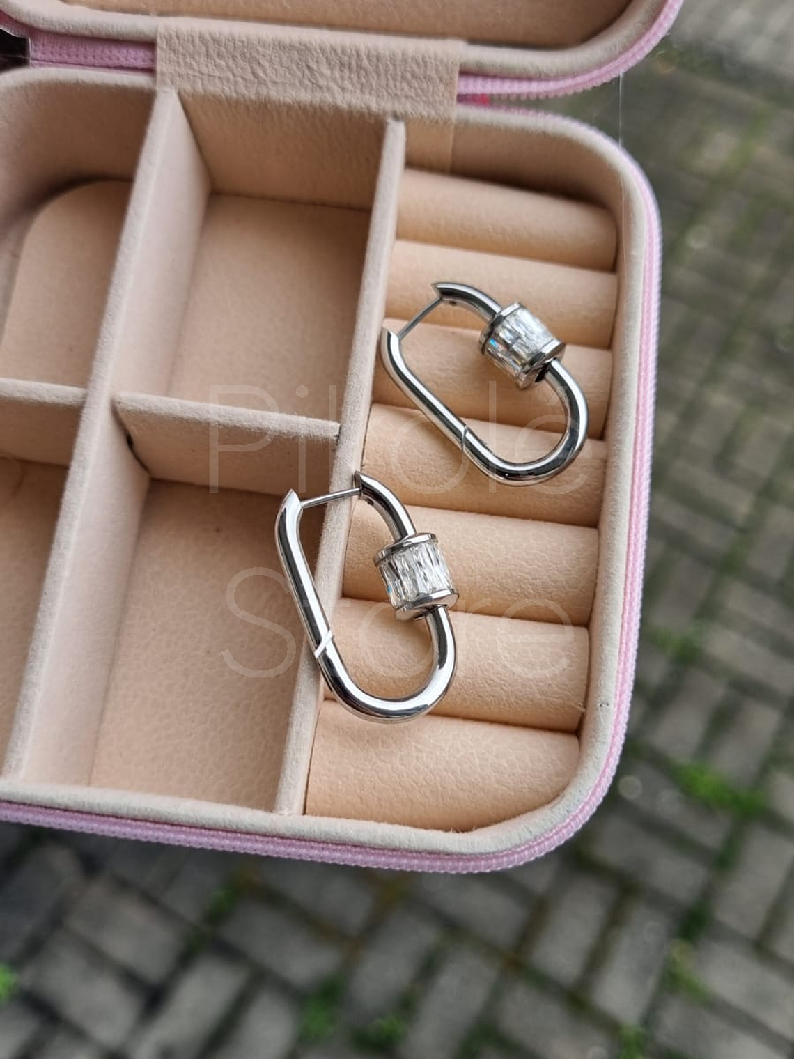 Brincos Elegância Cristal 2