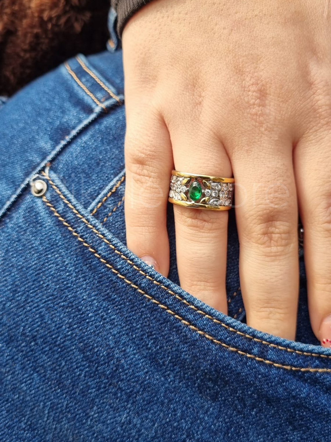 Anel Elegância Flora 3