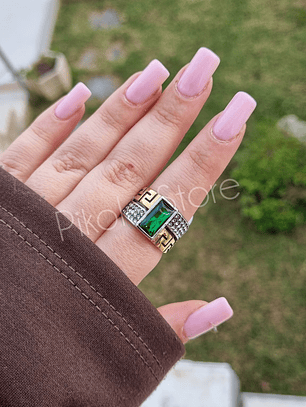 Anel Elegância Jade