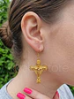Brincos Tesouros Crucifixo - Thumbnail 2