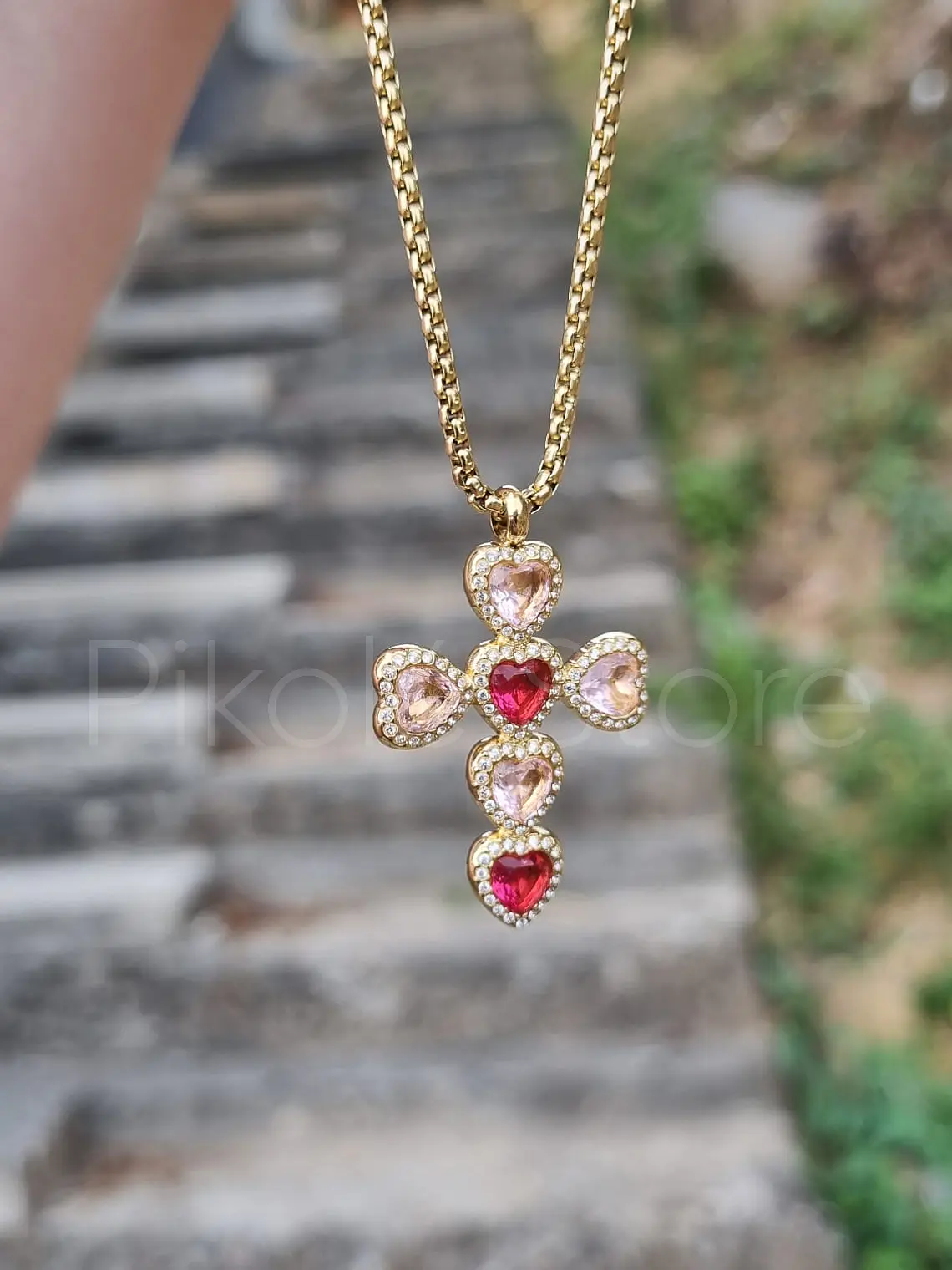 Colar Cruz do Amor 5