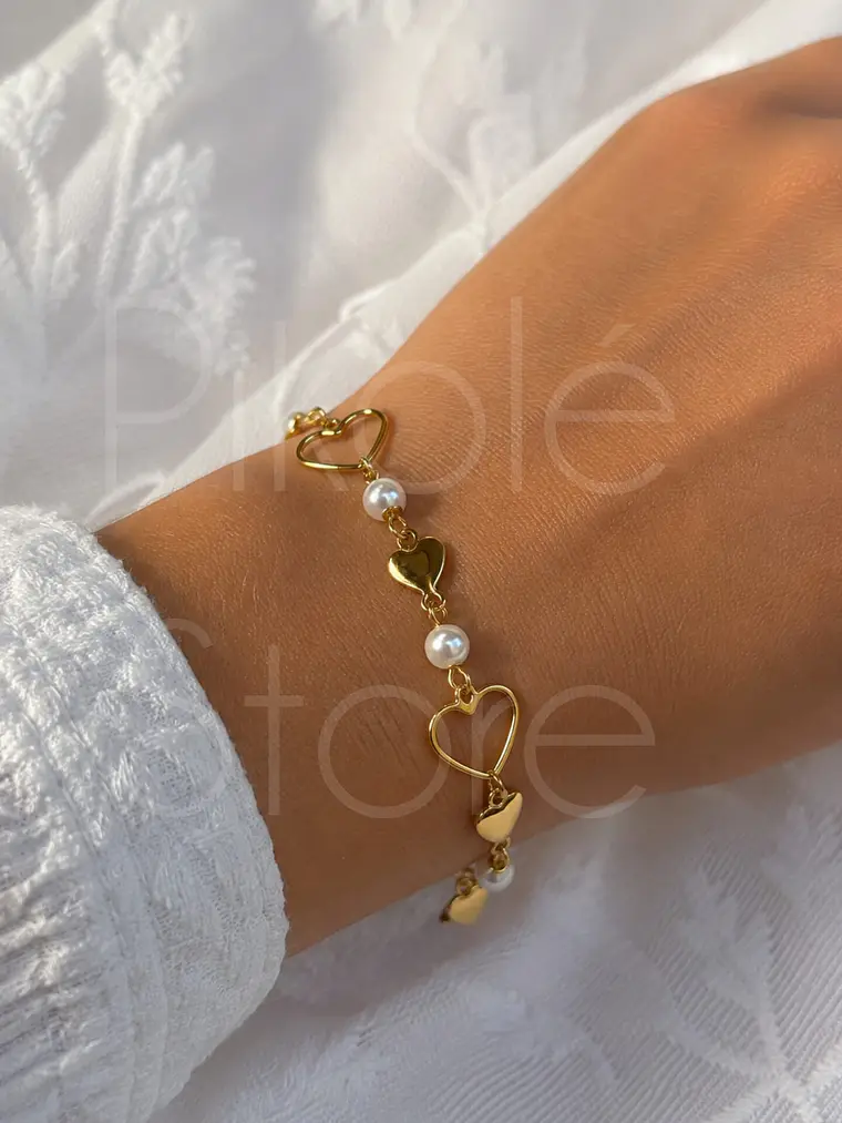 Conjunto Coração e Pérolas 2