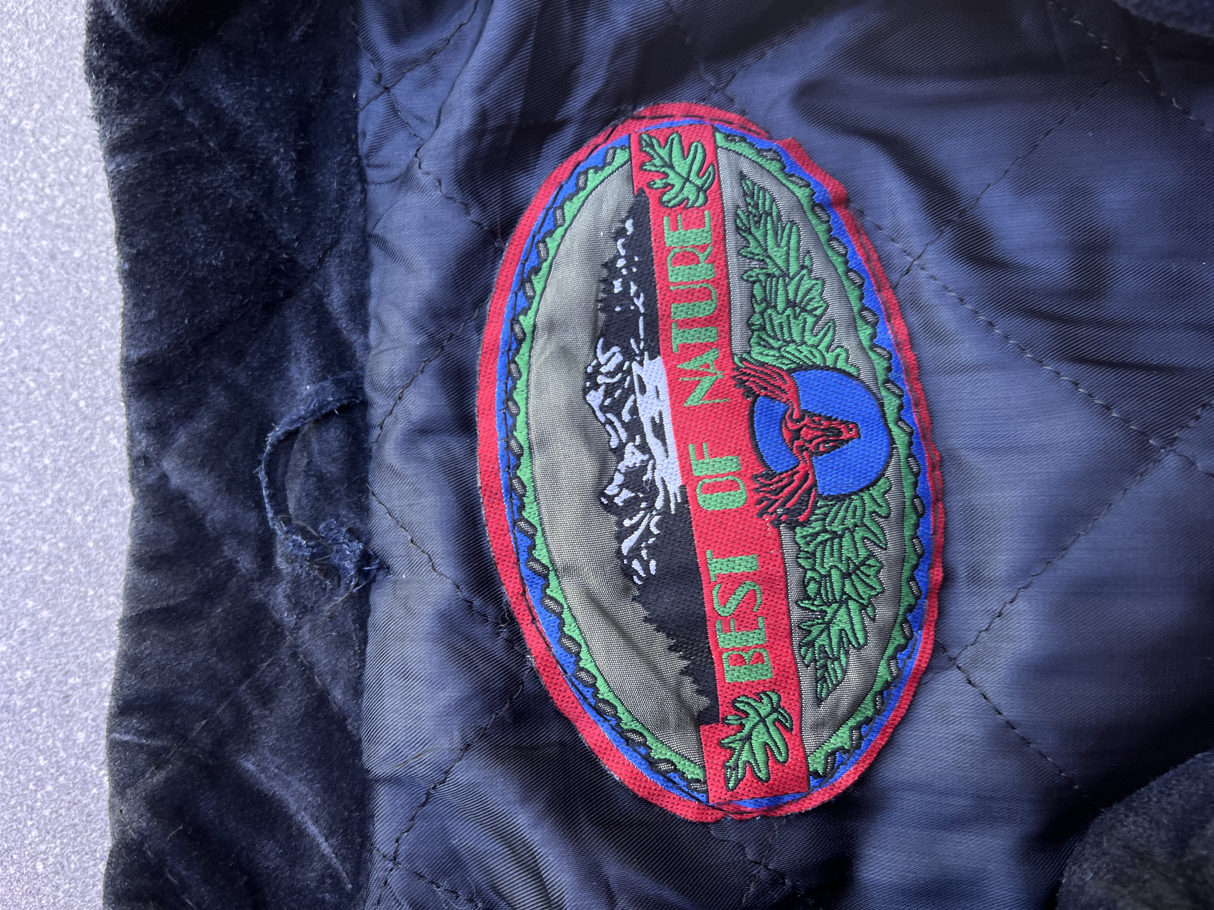 1970s abrigo grueso lana y gamuza (Xl) 3