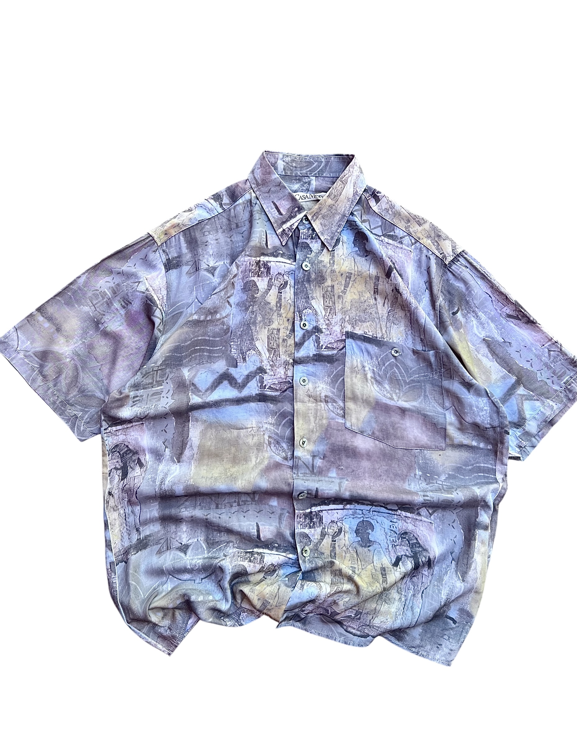 1980s camisa vintage (L) 1