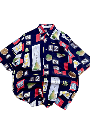 1980 camisa vintage  (L)